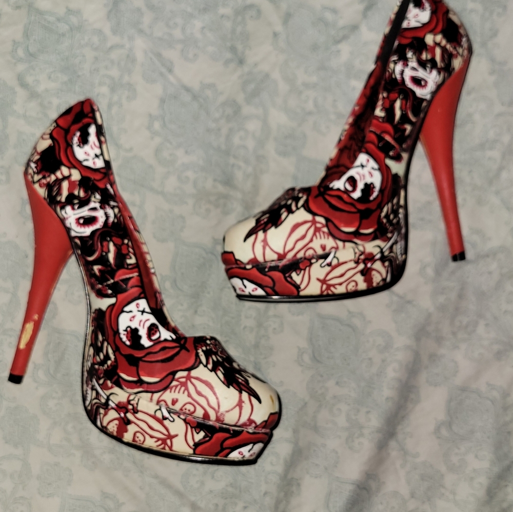 6 inch sexy skeleton heels